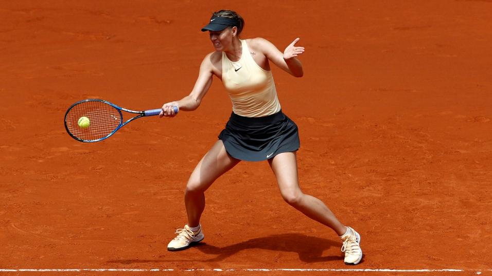Russian tennis player Maria Sharapova